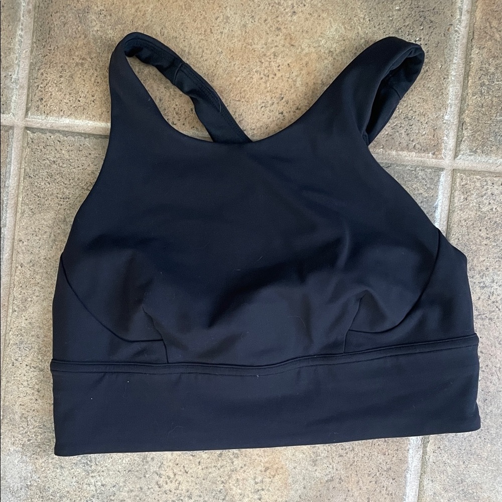 Lululemon Athletica Wunder Train Black Sports Bra